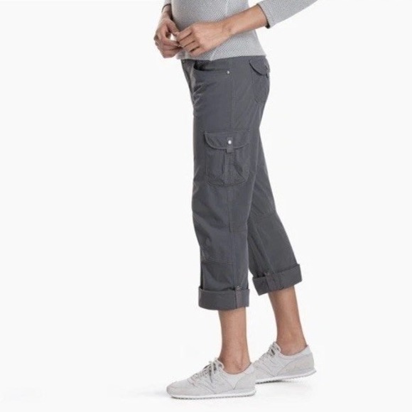 Women's Kuhl Splash Convertible Roll-Up Hiking Pants Sz 14 6065 No Wear - Picture 1 of 12